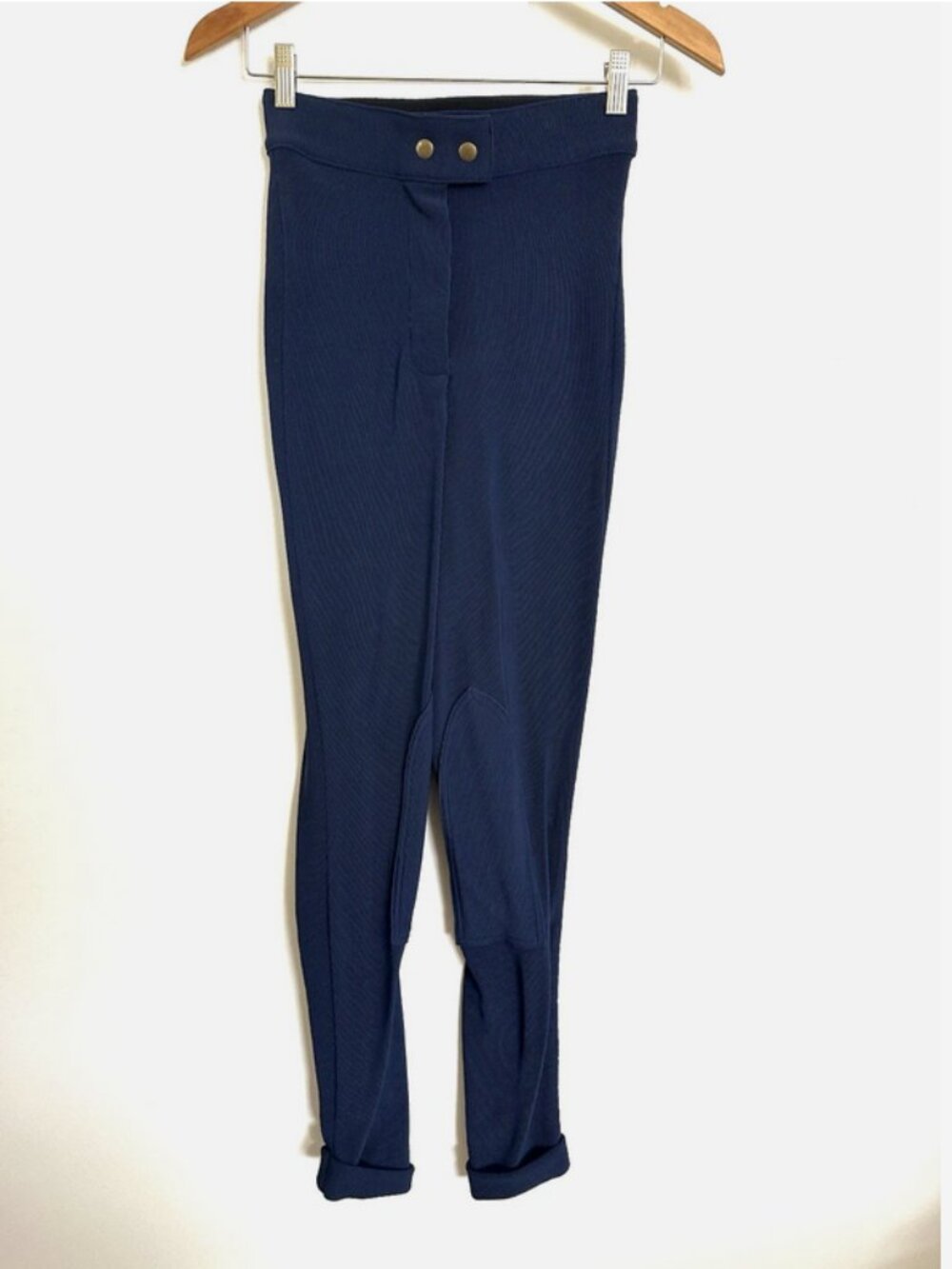 AMERICAN APPAREL Riding Pants Medium Navy Blue